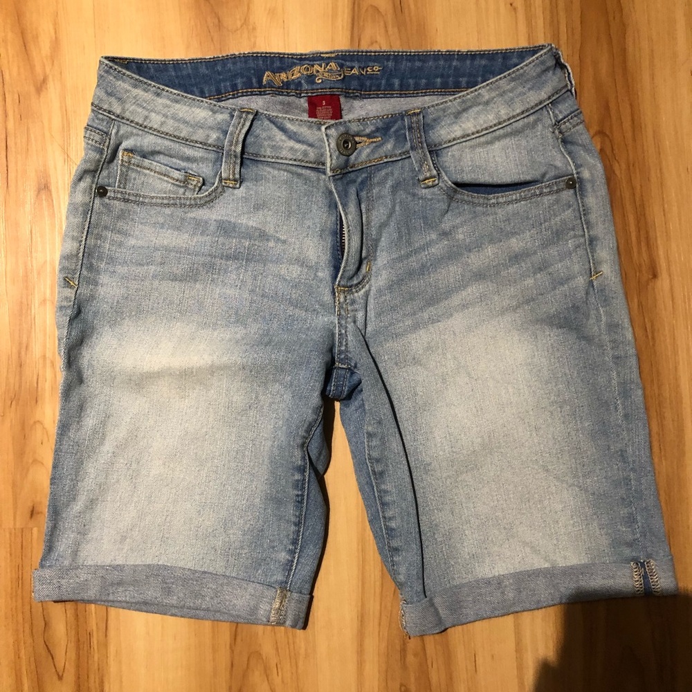 EUC Arizona Light Wash Denim Bermuda Shorts